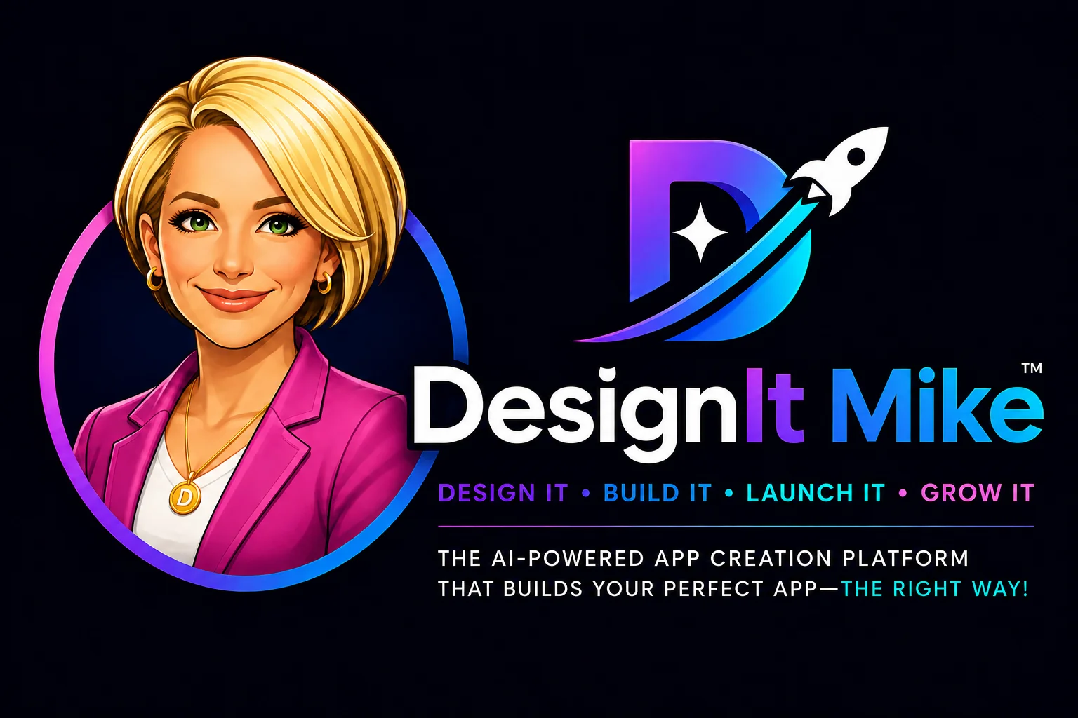DesignIt Mike — app built from the MikeKnows AI Apps course
